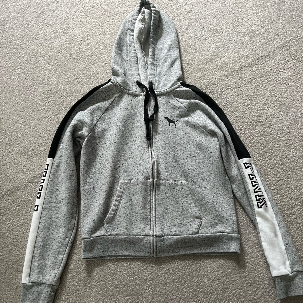 Pink zip up